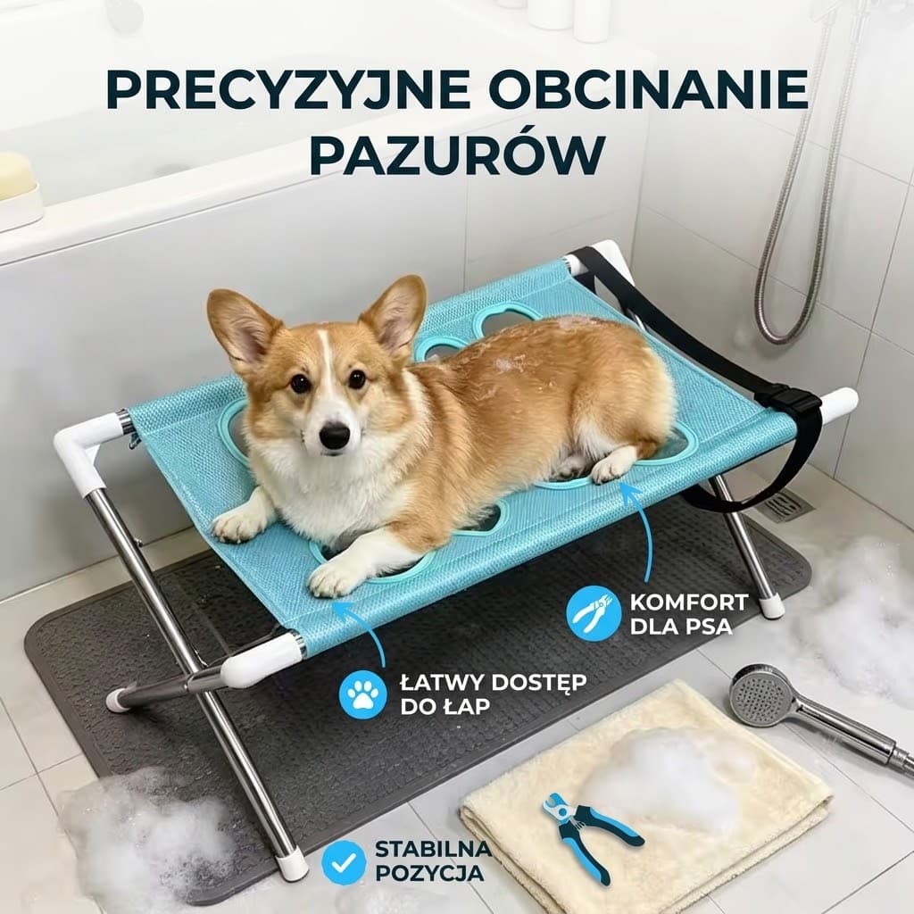 ŁAPUTEK - Stojak do pielęgnacji psa
